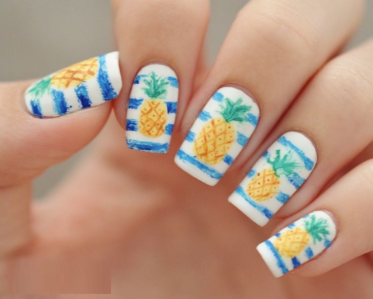 Trendy Fimo Fruits Nail Art Designs 2017 Pictures - Styles Art