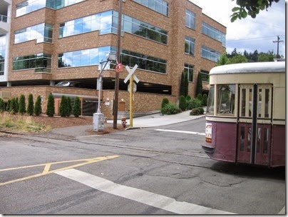 IMG_8447 Willamette Shore Trolley at Nebraska Street in Portland, Oregon on August 19, 2007