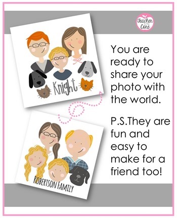 How to make a family portrait using the Rhonna Designs App