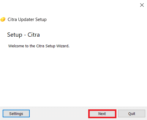 En la ventana de configuración, haga clic en el botón Siguiente.  Cómo jugar juegos de 3DS en PC