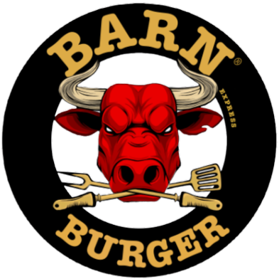 barn express burger logo