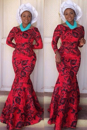 ankara six pieces gown