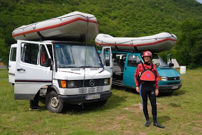 Jörg ist startklar zum Rafting