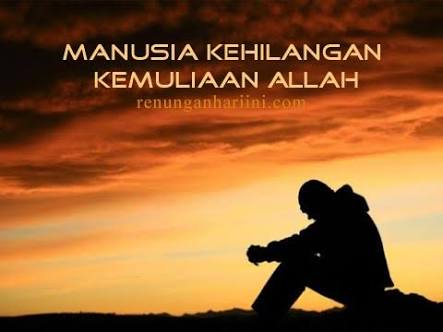 Kehilangan Kemuliaan Allah