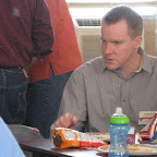 Click to Expand Jamey enjoying the lunch Catered by Debbie.