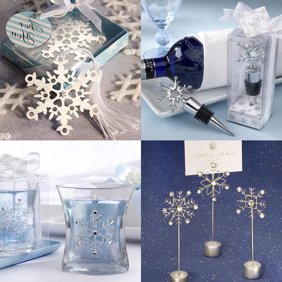 Winter Themed Wedding Favors