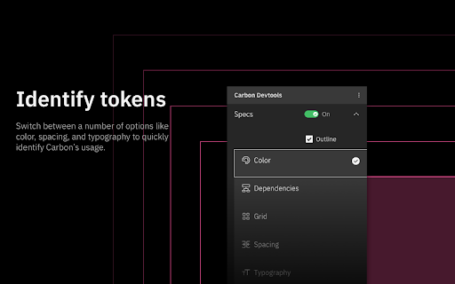 Identify tokens Specs number typography Dependencies 