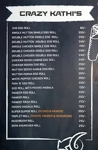 Kathi Cartel menu 1