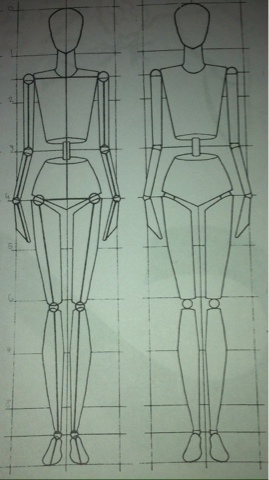 Moda Alcolica 1 1 Disegno Tecnico Griglia Per Disegnare Un Figurino