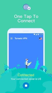 Tornado VPN – Free VPN &  Secure VPN स्क्रीनशॉट