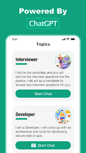 Screenshot ChatBot App: AI Chat Assistant