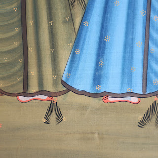 Indian Large Silk Painting