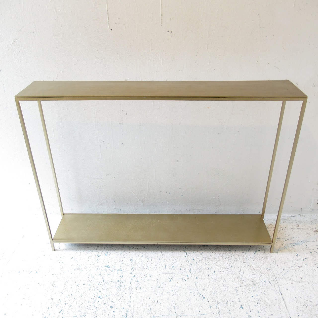 Gold Console Table