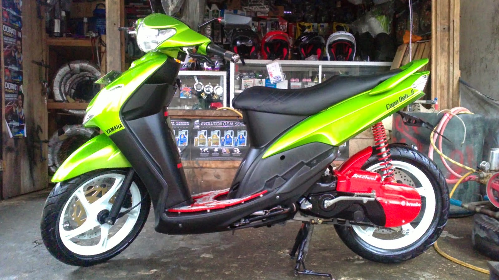 Modifikasi Motor Yamaha Mio Sederhana