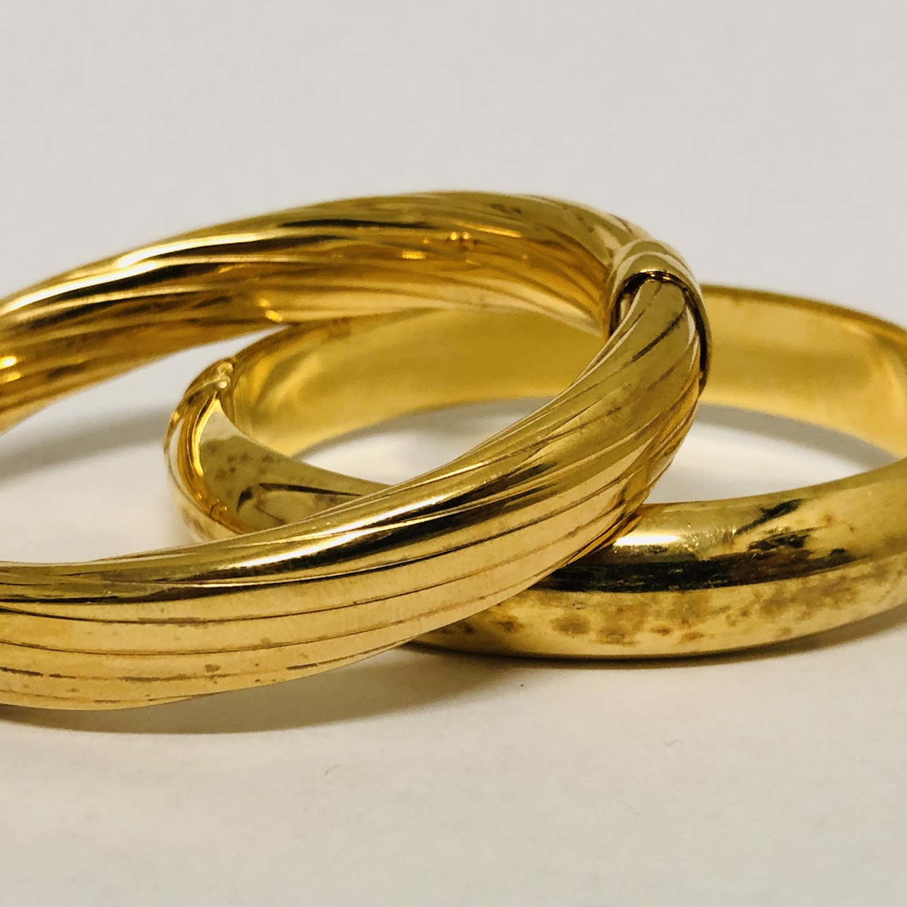 Vermeil Bracelet Pair