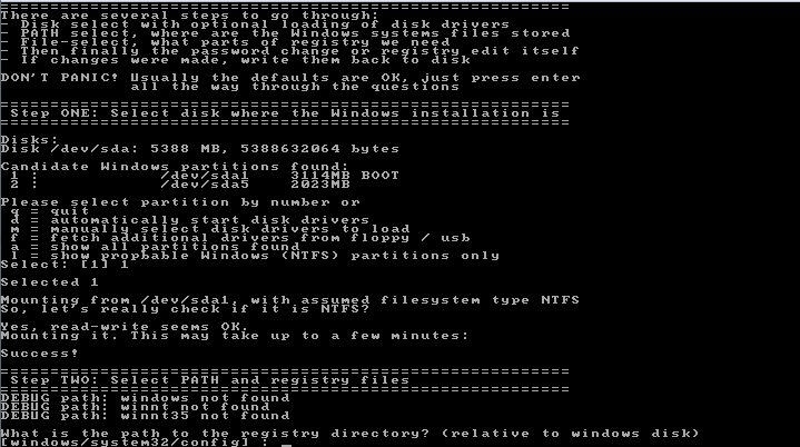 Phá Password Windows XP/Windows 7 cực dễ RemovePassword_6