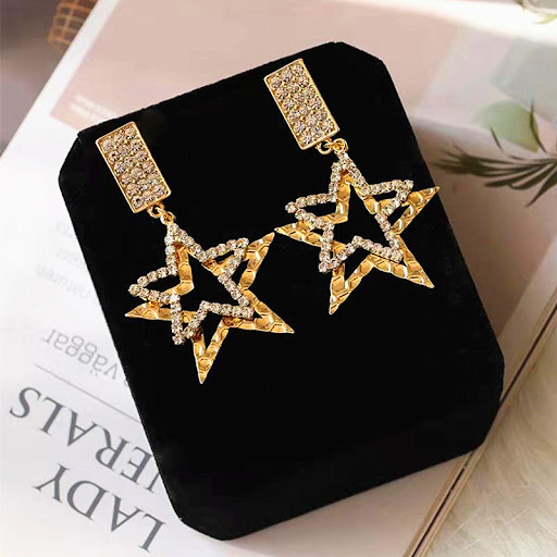 Title 12, 925 Silver Needle Earrings Asymmetric