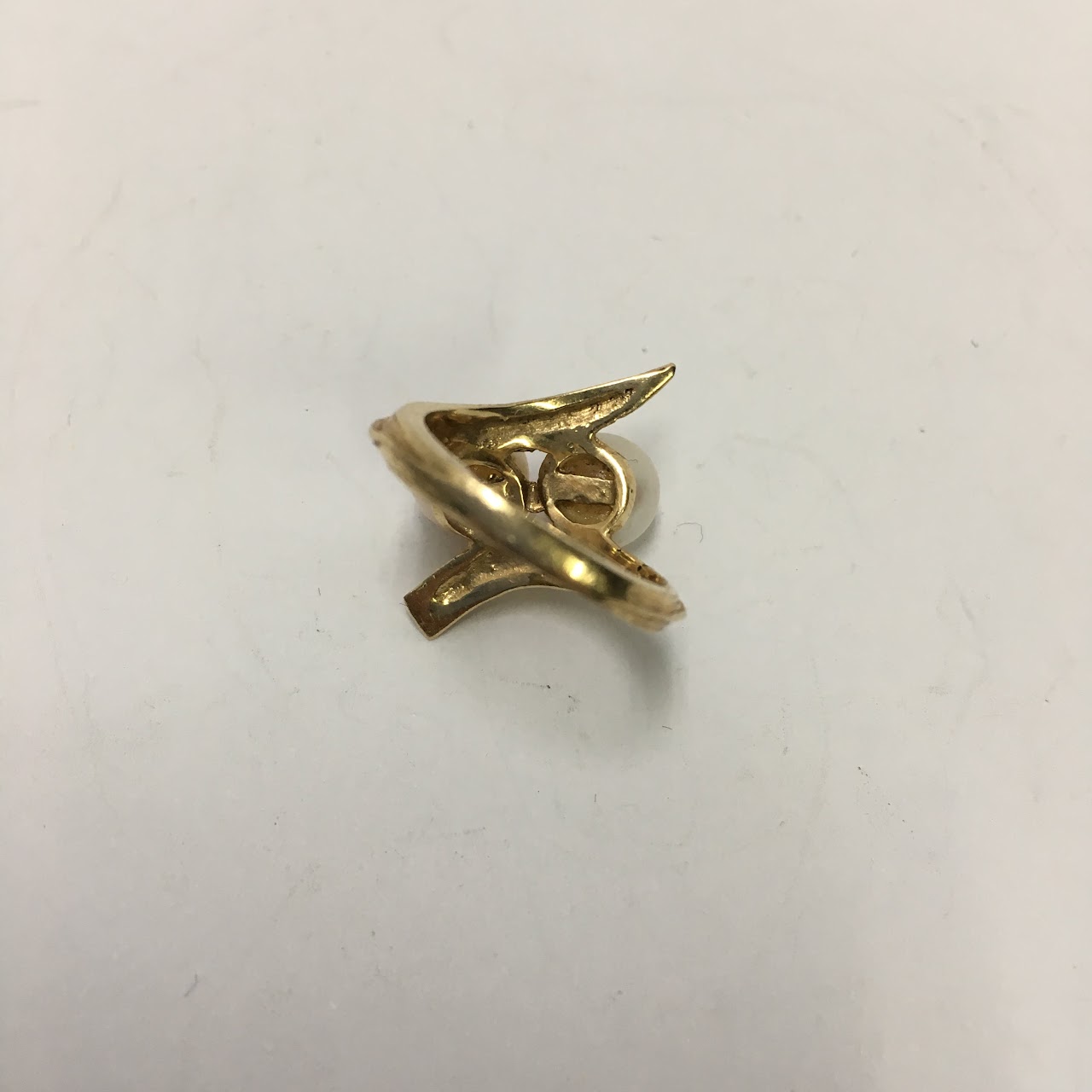 14 K Gold & Pearl Ring