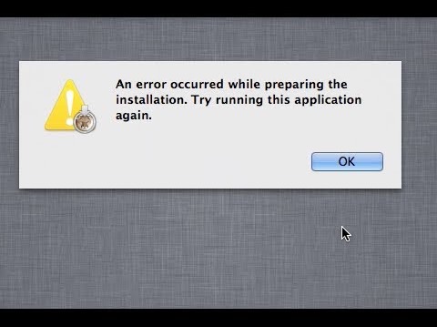 And it's fixed!: [Solved] MacOS An error occurred while preparing the