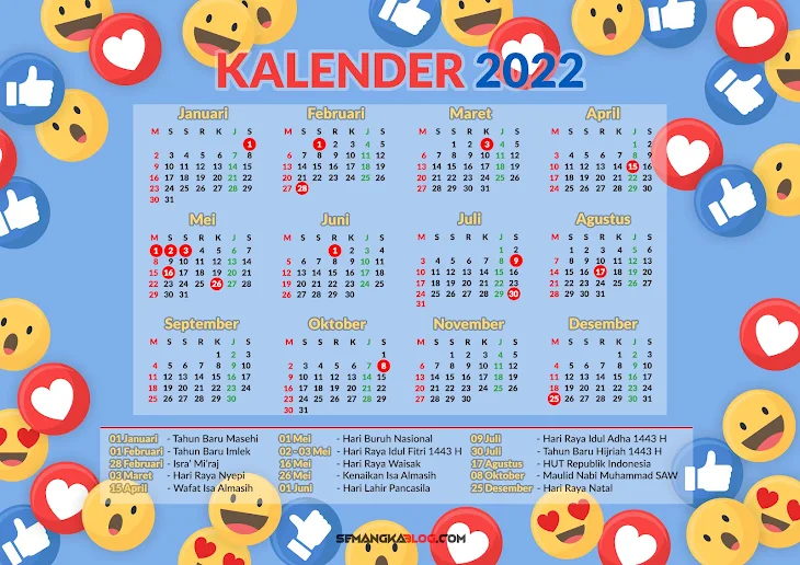 kalender 2022 tema facebook