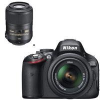 Nikon D5100 Digital SLR Camera with 18-55mm NIKKOR VR Lens,  &  Nikon 85mm f/3.5G AF-S DX Micro ED (VR-II) Lens 