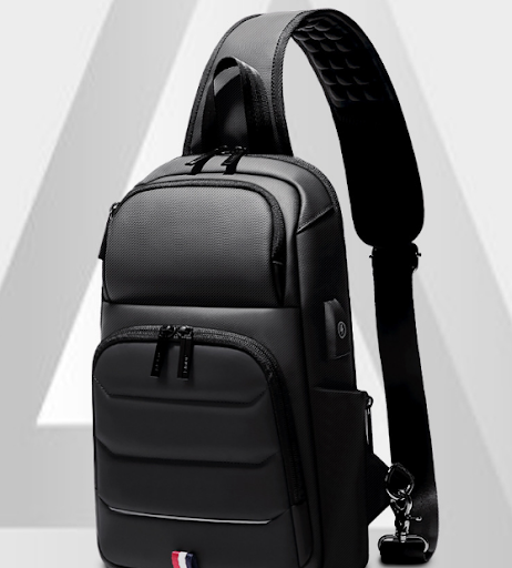 Title 1, Large Capacity Diagonal Bag Mens Business Casu...