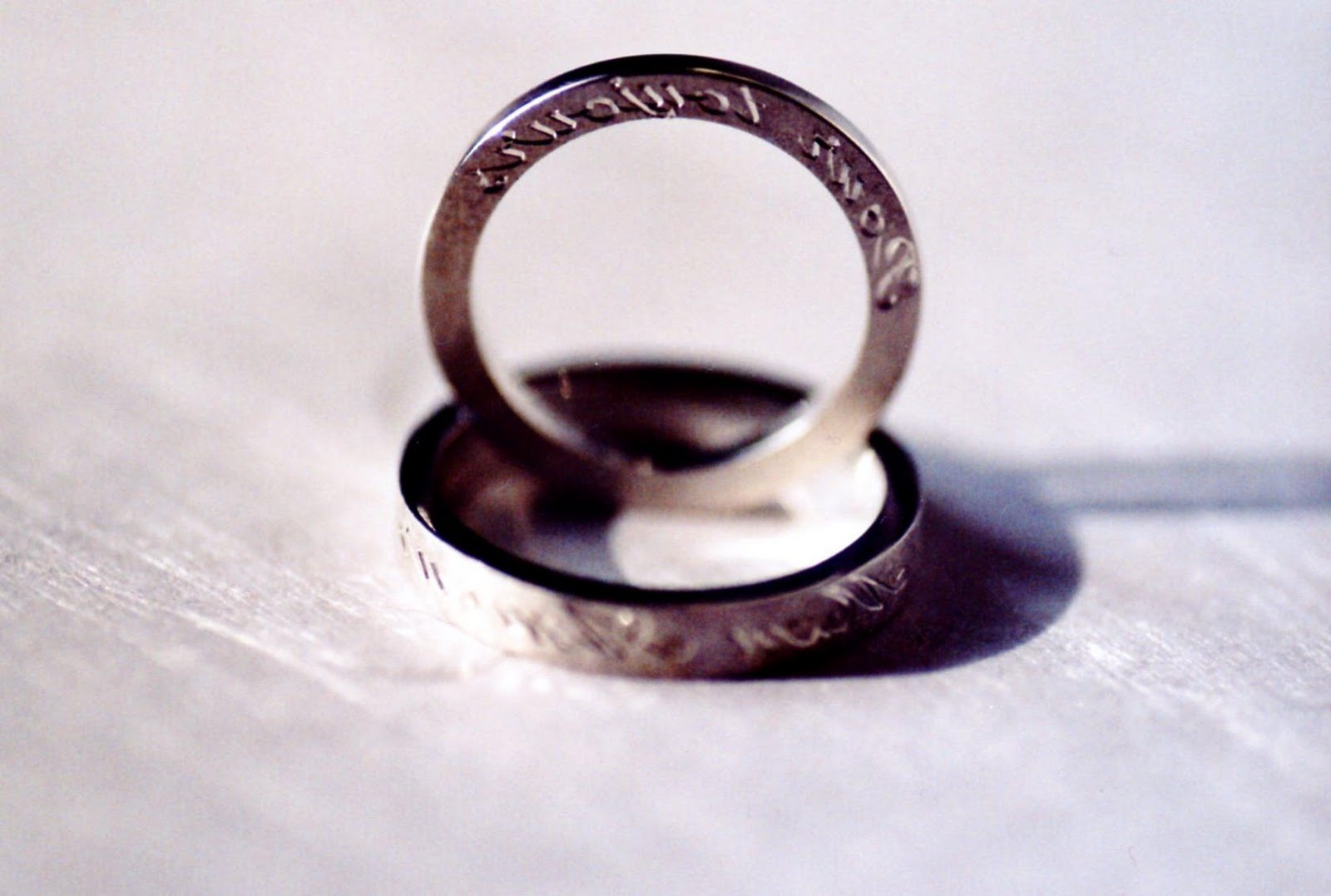 Wedding rings and engagement