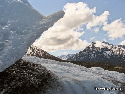 Glacier in Alaska. The Walking Tourists