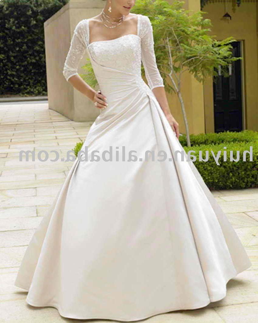 wedding gowns with sleeves