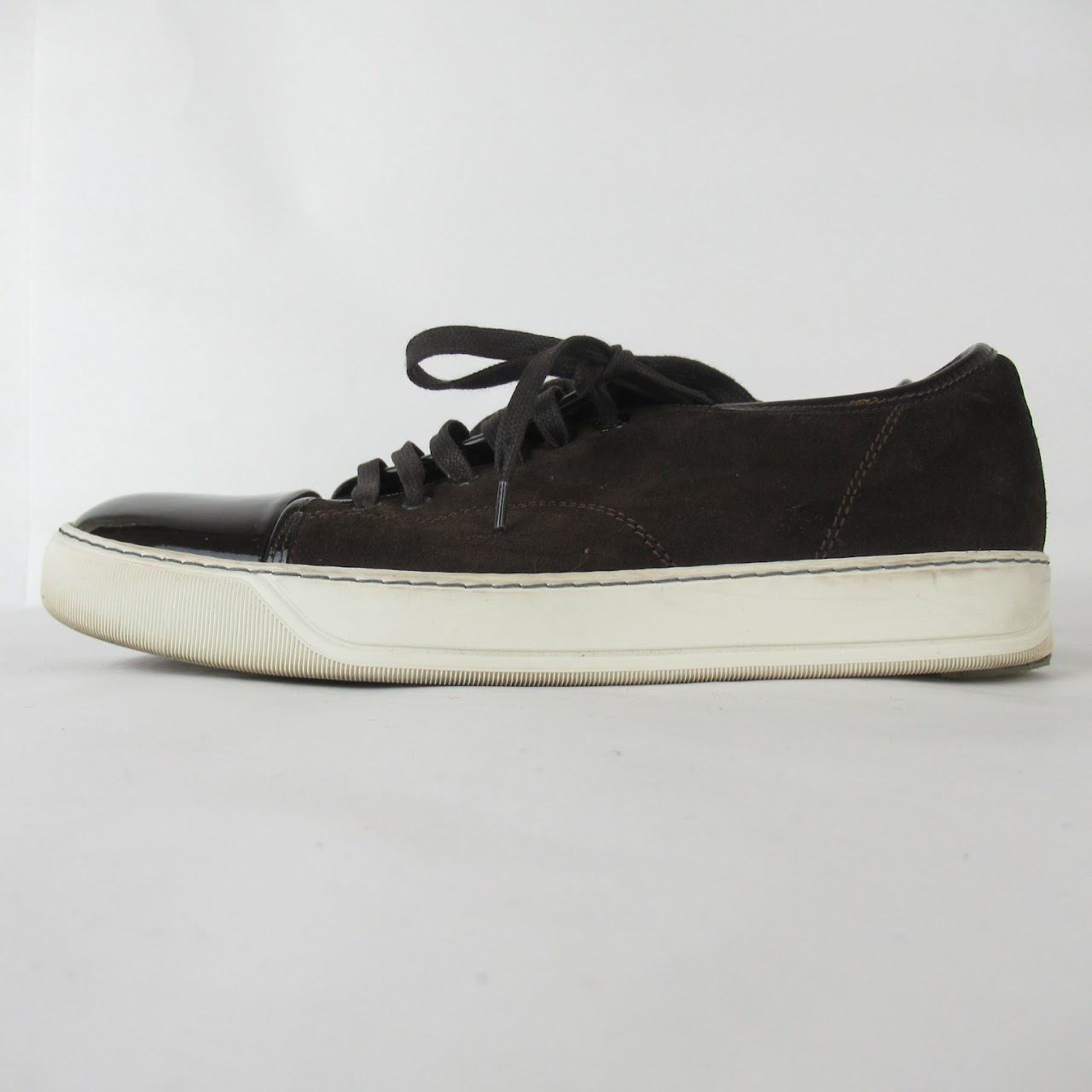 Lanvin DBB1 Brown Leather Sneakers