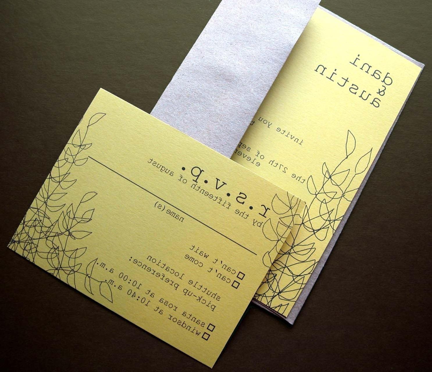 SAMPLE-Wedding Invitation and