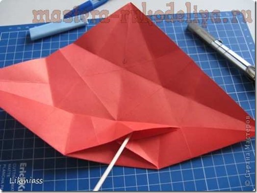 flor de pascua origami (15)