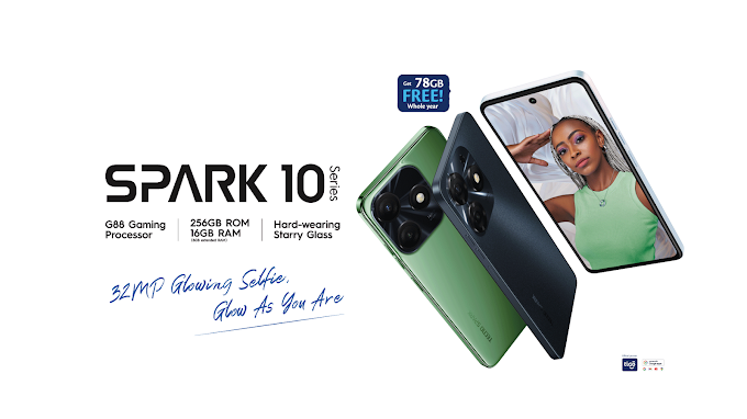 Ng’aa zaidi na Simu mpya ya Tecno Spark 10