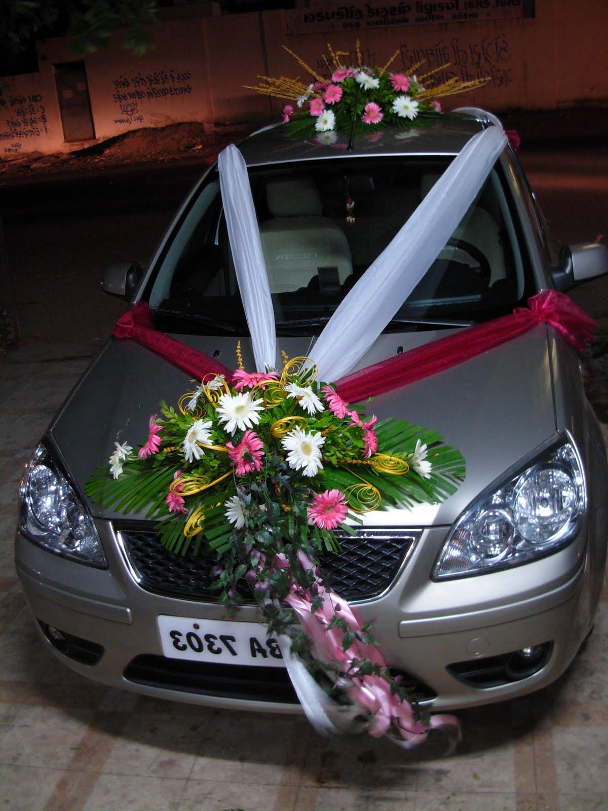 wedding car decoration