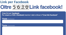 Come creare link anonimi su Facebook