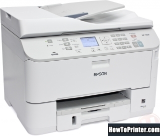 Reset Epson WorkForce WP-4525 printer with Resetter program
