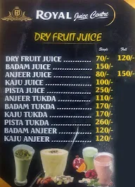 Royal Juice Centre menu 5