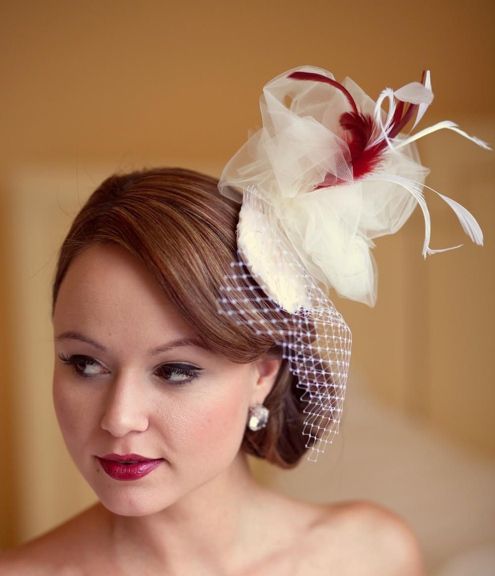 Wedding Fascinator, Birdcage