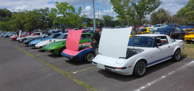RX-7の広島ロータリーミーティング・令和7年7月13日・オッサンの聖地第2に関するカスタム事例の投稿画像7枚目