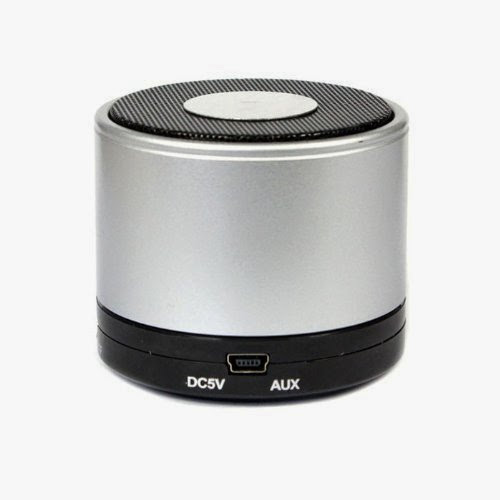  Change Portable Bluetooth Metal Wireless 3w Mini Hifi Handsfree Mic Bass Speaker (Silver)