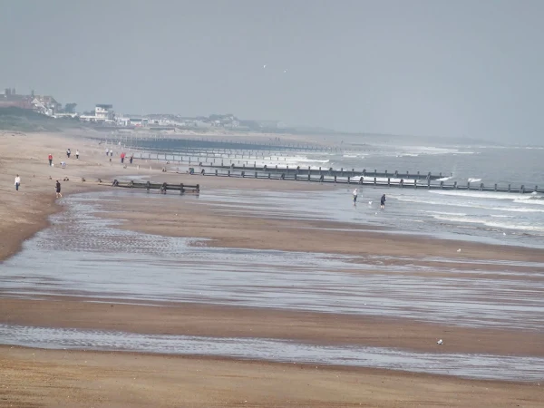 Skegness beach looking north
