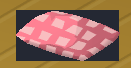 pillow den item with a black rectangle around it