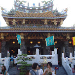 japanese girls at a chinese templte in Yokohama, Japan 