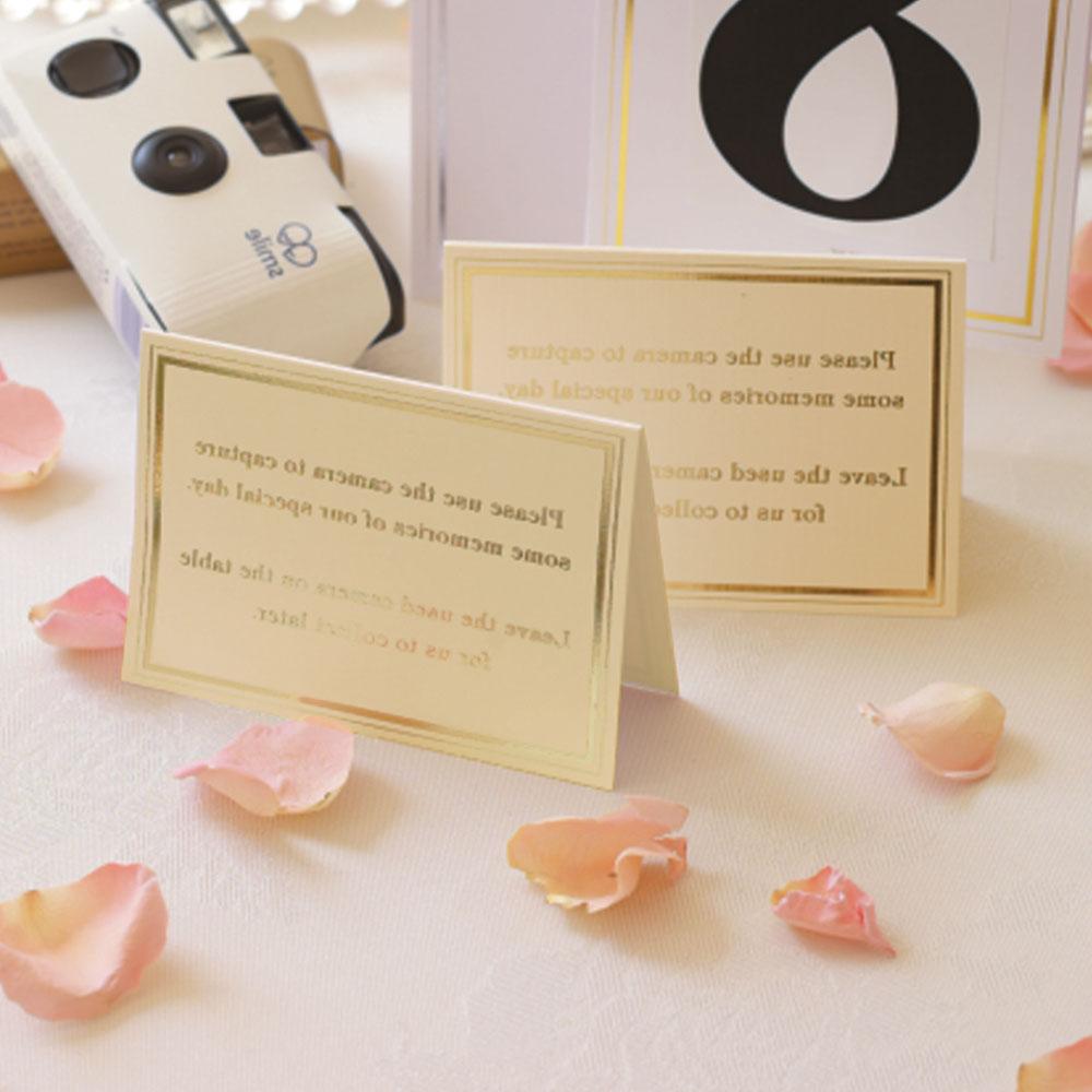 Cards for Wedding Cameras