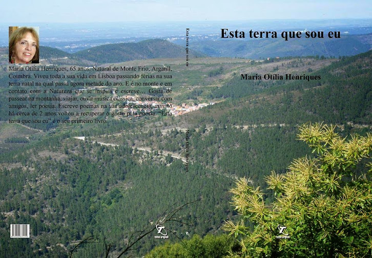 Livro de poesia 'Esta terra que sou eu' de Maria Otlia Duarte Pimenta Henriques