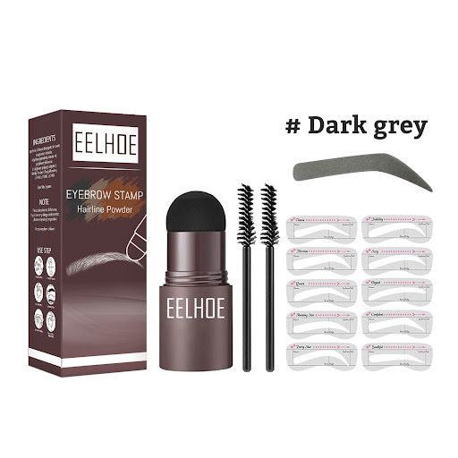 Title 4, Eyebrow Stencil Set with Makeup Eyebrow Powder ...
