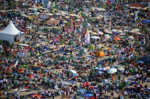 Energized By Pope Young Catholics Flood Rio Streets