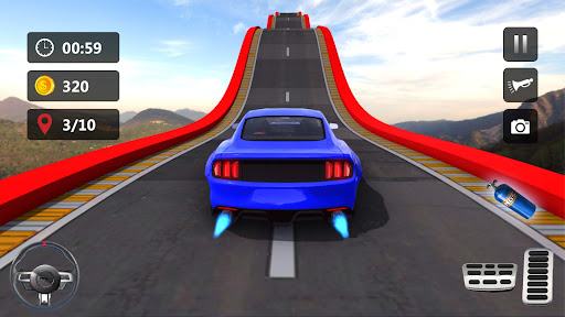 Screenshot GT car stunts 3d: Ramp Car