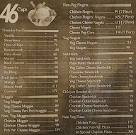 46 Cafe menu 1