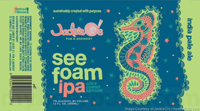 Jackie O’s Adding See Foam IPA Cans